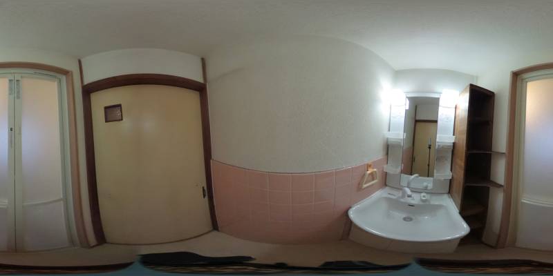 パノラマ画像洗面所