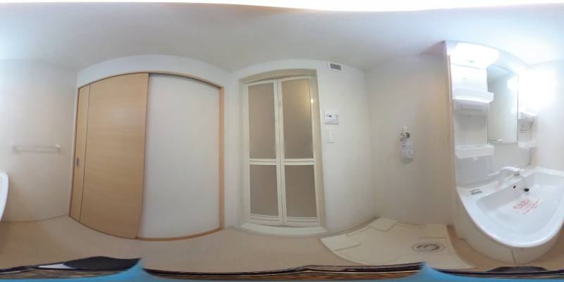 パノラマ画像洗面所