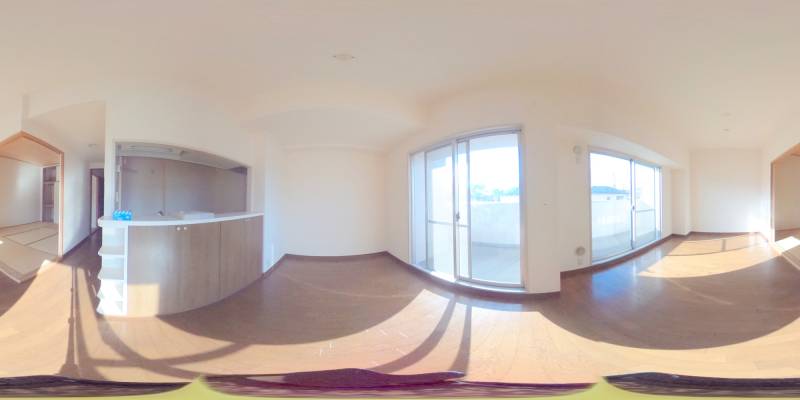 パノラマ画像リビング