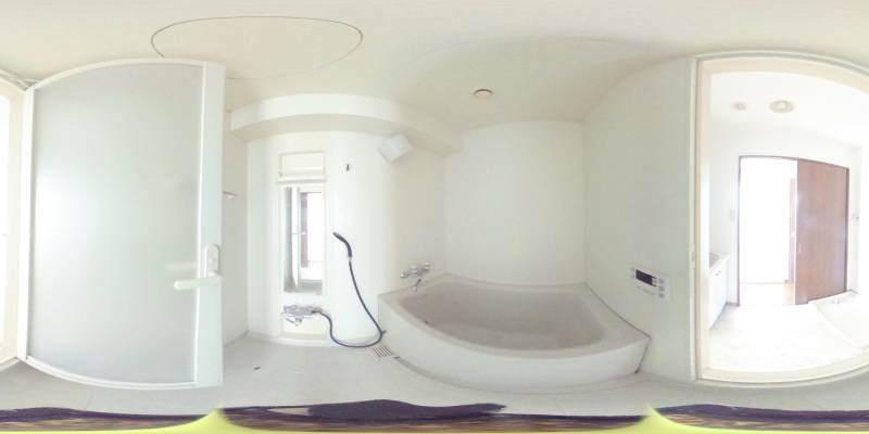 パノラマ画像バスルーム