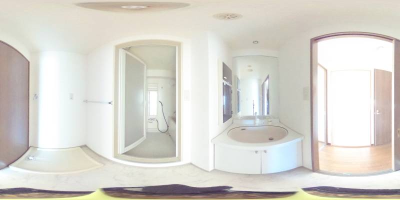 パノラマ画像洗面所