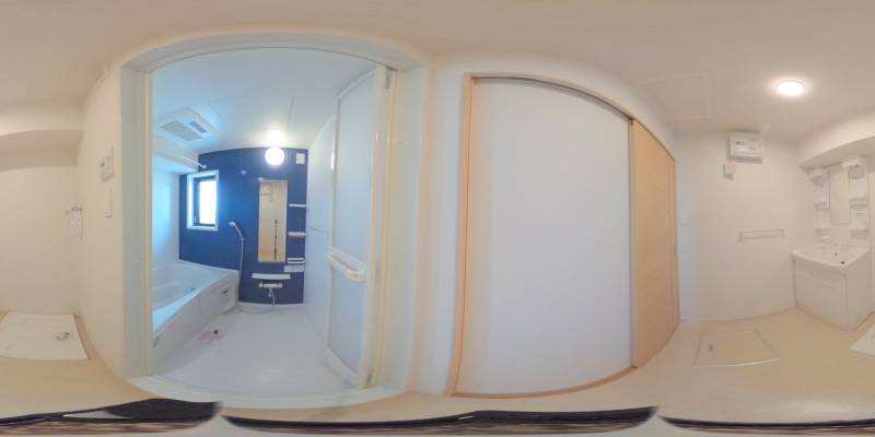 パノラマ画像バスルーム