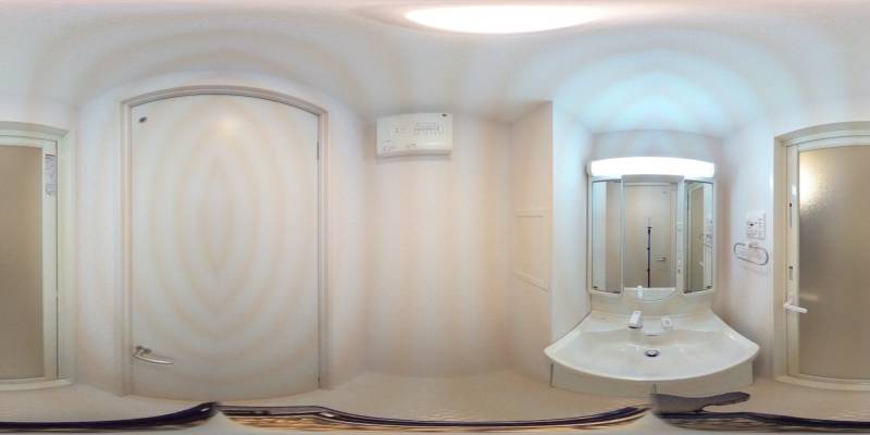 パノラマ画像バスルーム