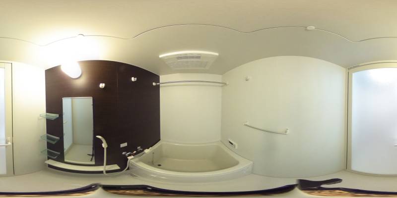 パノラマ画像バスルーム