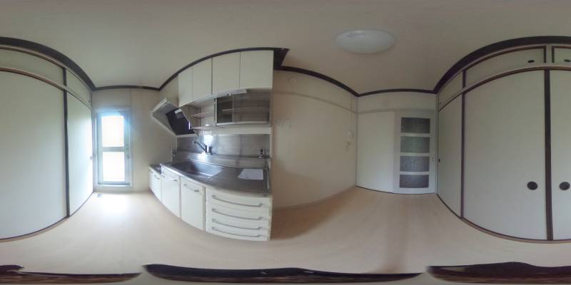パノラマ画像キッチン