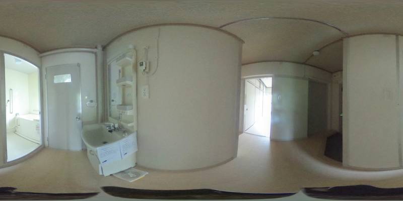 パノラマ画像洗面所