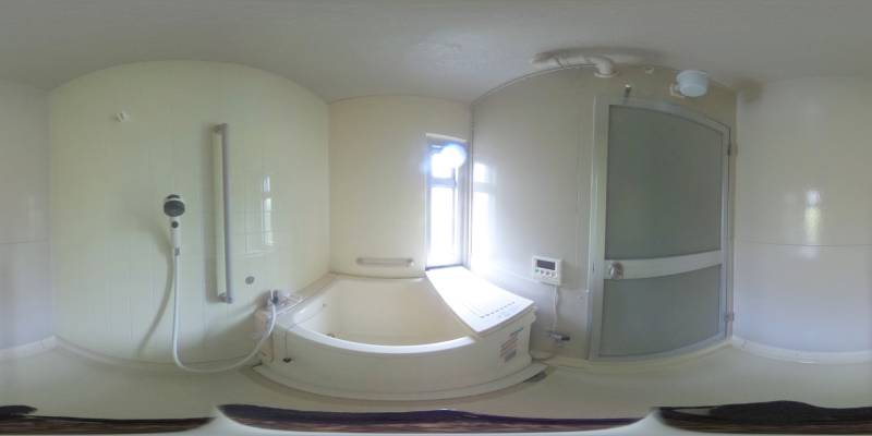 パノラマ画像バスルーム