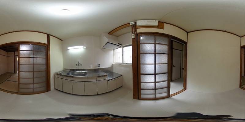 パノラマ画像ダイニング