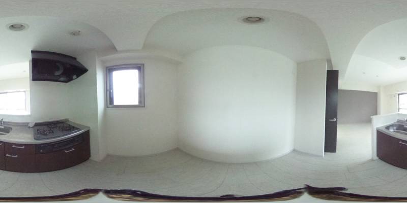 パノラマ画像キッチン