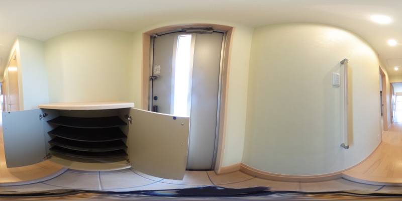 パノラマ画像玄関