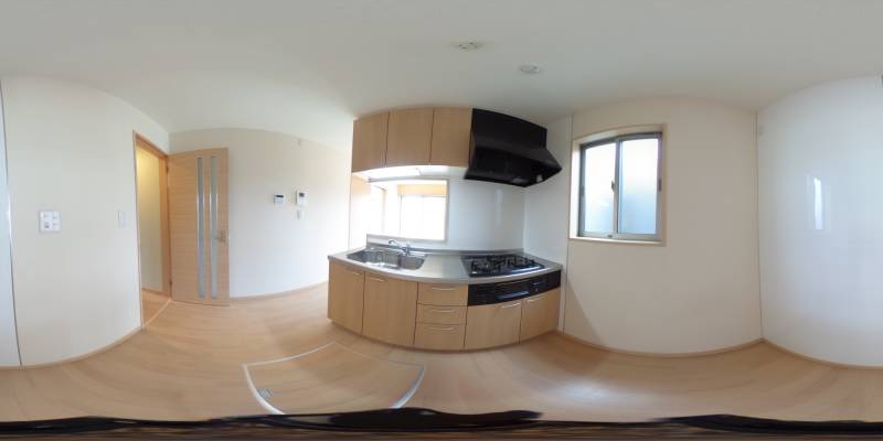 パノラマ画像キッチン