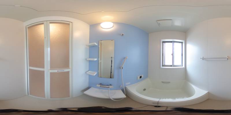 パノラマ画像バスルーム