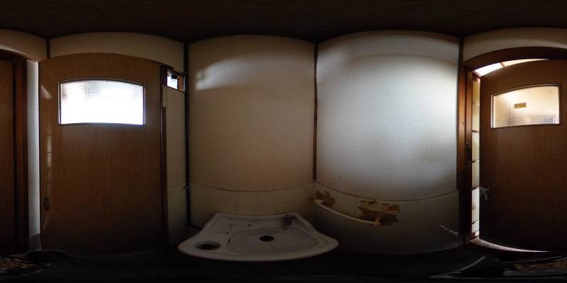 パノラマ画像洗面所