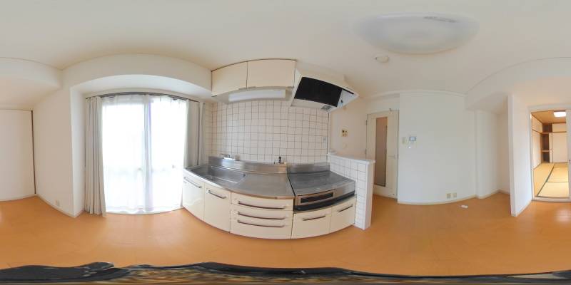 パノラマ画像キッチン