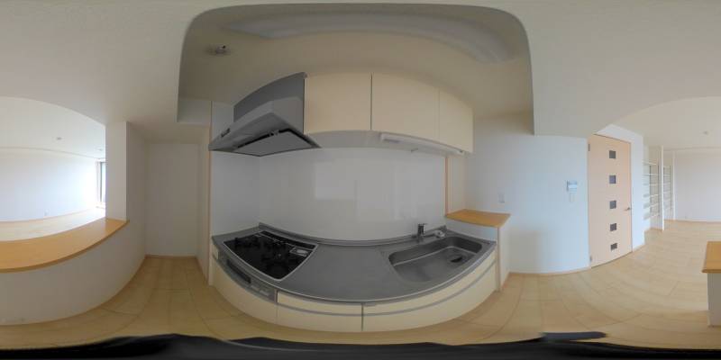 パノラマ画像キッチン