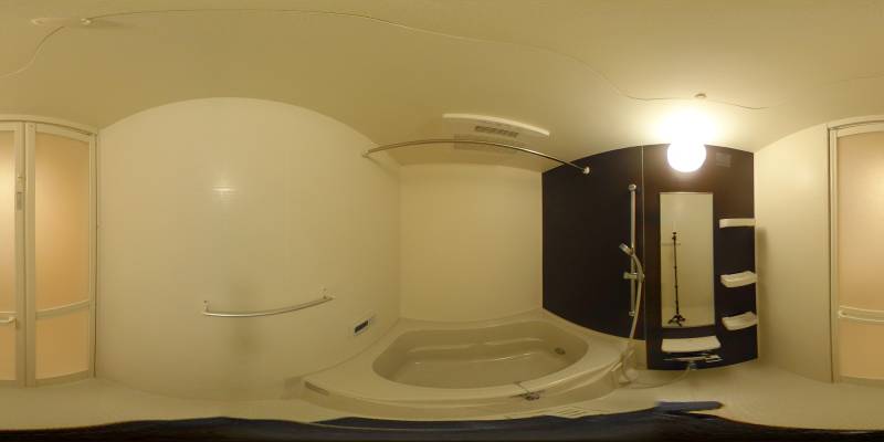 パノラマ画像バスルーム