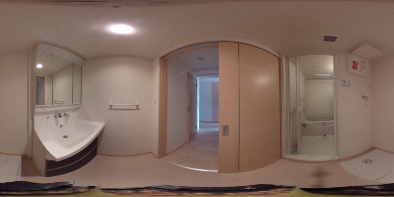 パノラマ画像洗面所