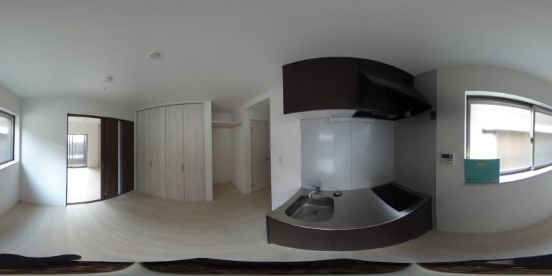 パノラマ画像キッチン