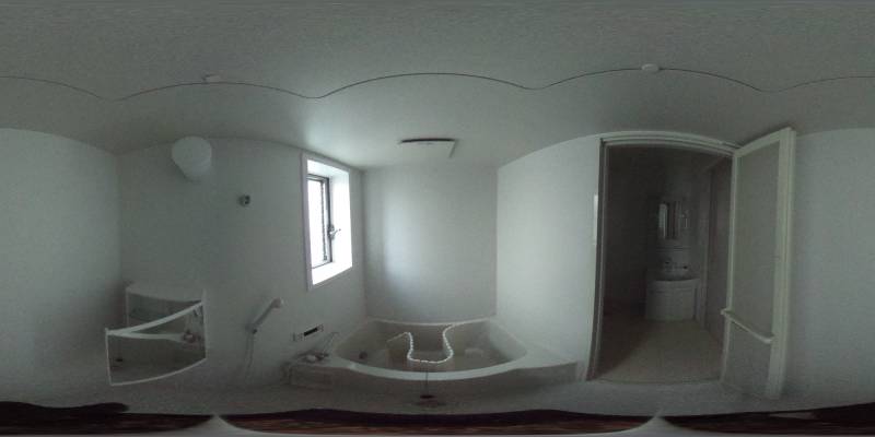 パノラマ画像バスルーム