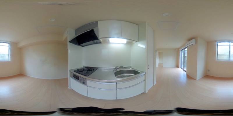 パノラマ画像キッチン