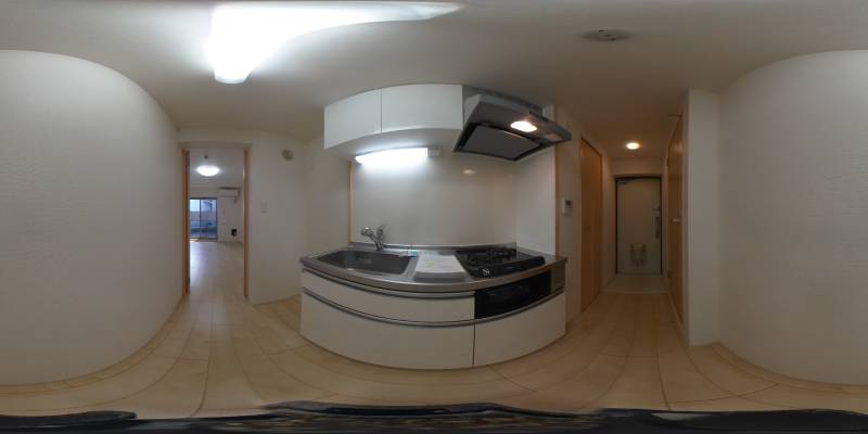 パノラマ画像キッチン