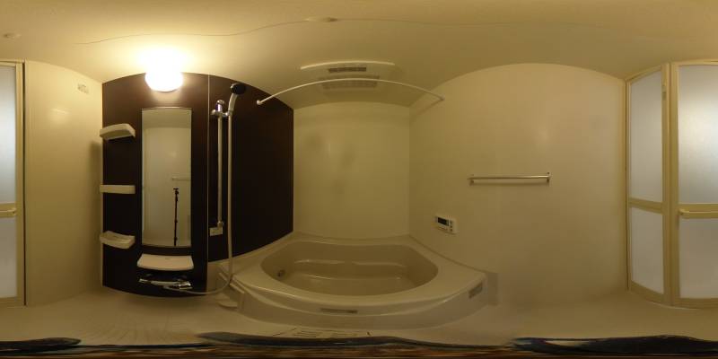 パノラマ画像バスルーム