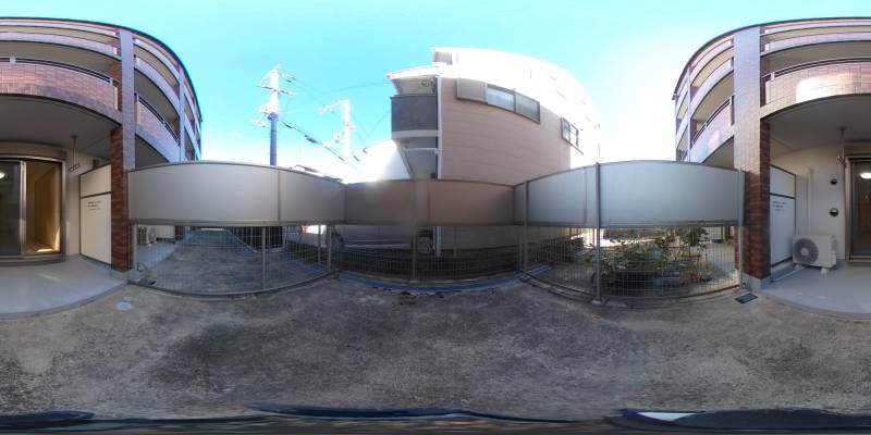 パノラマ画像バルコニー