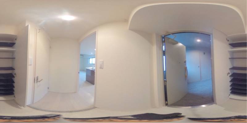 パノラマ画像玄関