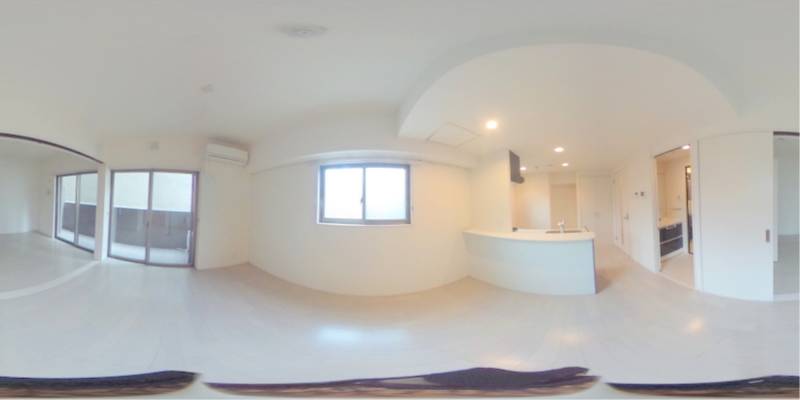 パノラマ画像リビング