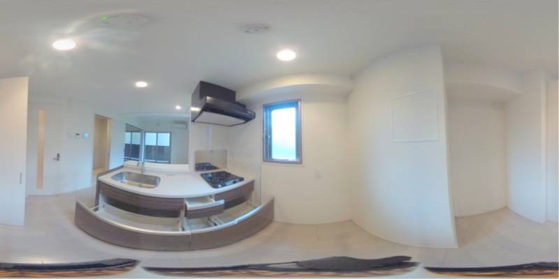 パノラマ画像キッチン