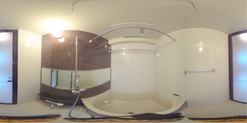 パノラマ画像バスルーム