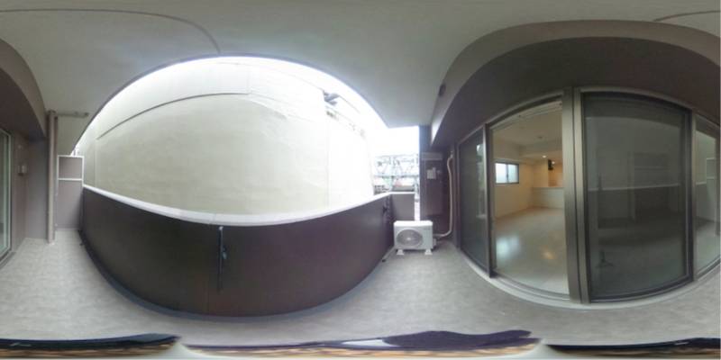 パノラマ画像バルコニー