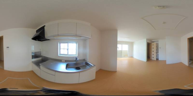 パノラマ画像キッチン