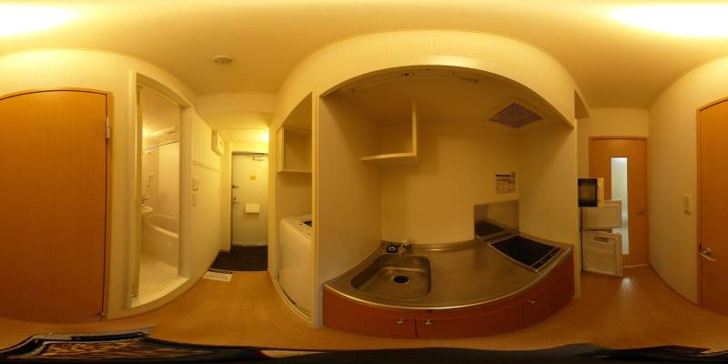 パノラマ画像キッチン