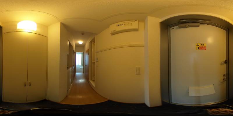 パノラマ画像玄関