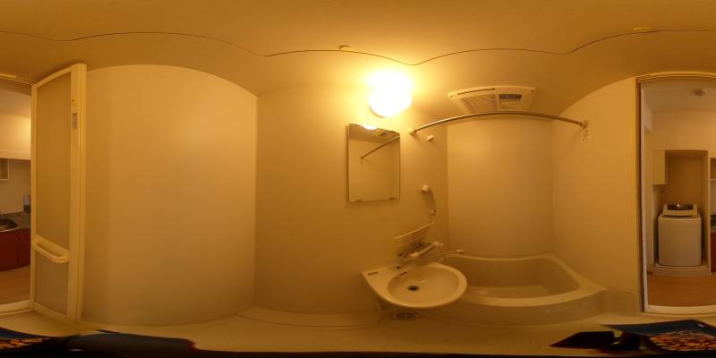 パノラマ画像バスルーム