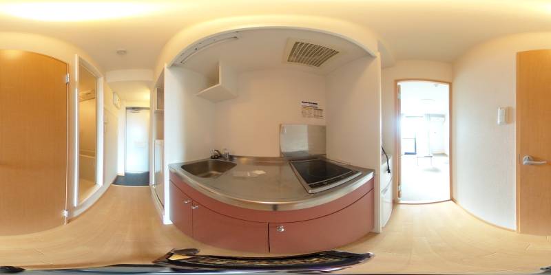 パノラマ画像キッチン