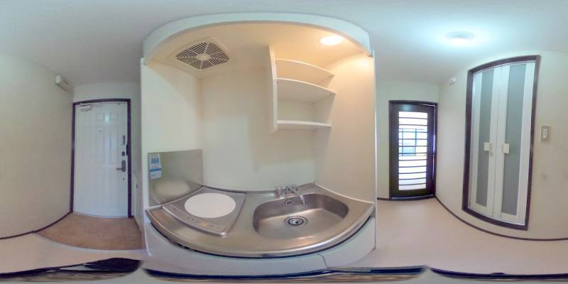 パノラマ画像キッチン