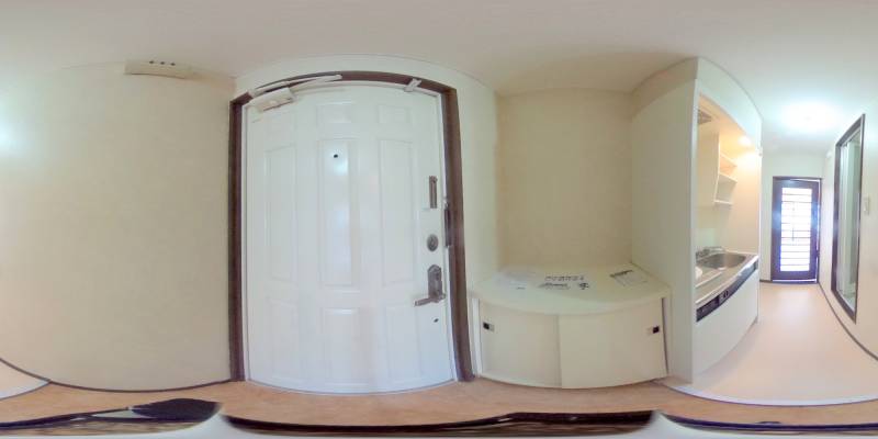 パノラマ画像玄関