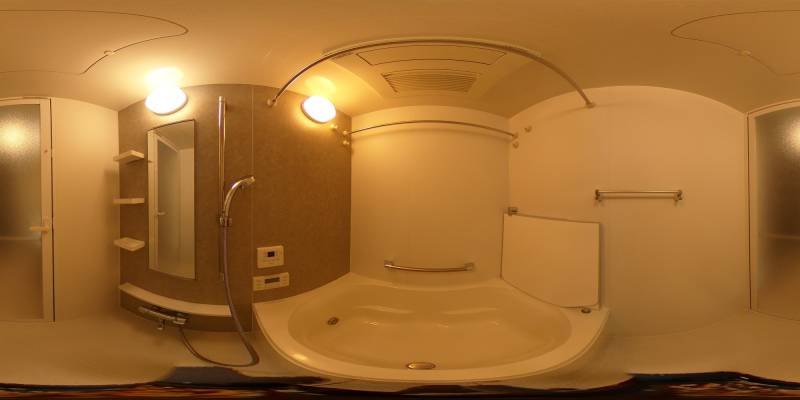 パノラマ画像バスルーム