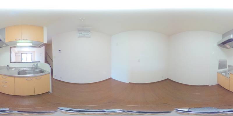 パノラマ画像キッチン