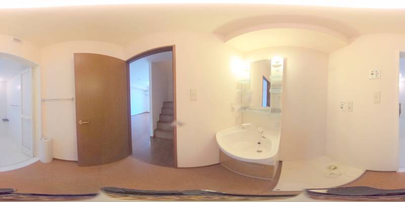 パノラマ画像洗面所