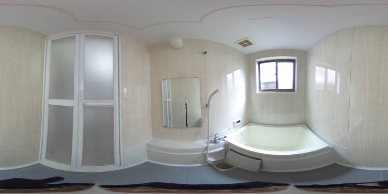 パノラマ画像バスルーム