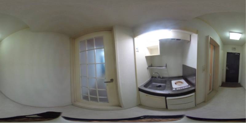パノラマ画像キッチン