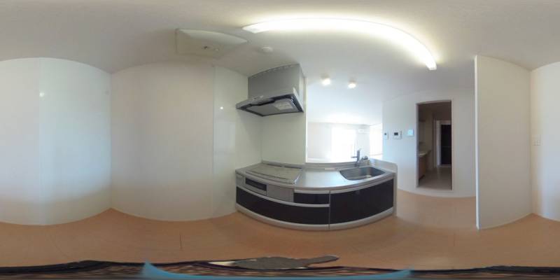 パノラマ画像キッチン