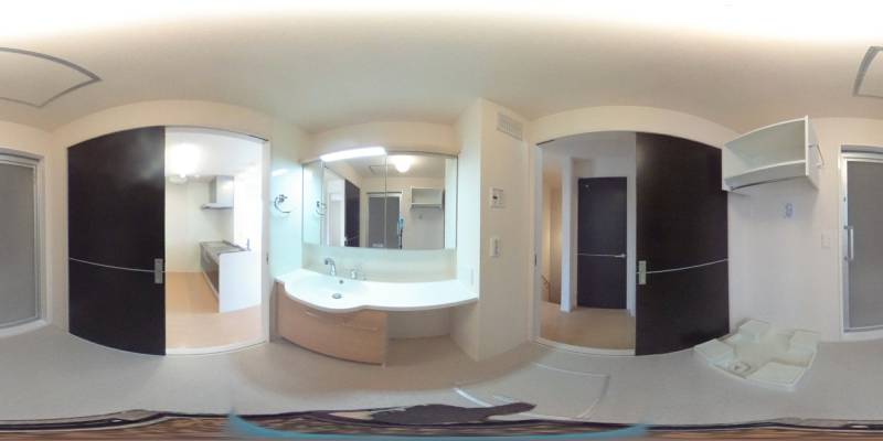 パノラマ画像洗面所