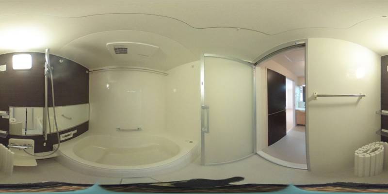 パノラマ画像バスルーム