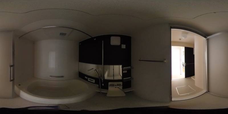 パノラマ画像バスルーム