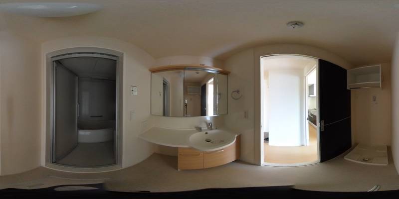 パノラマ画像洗面所