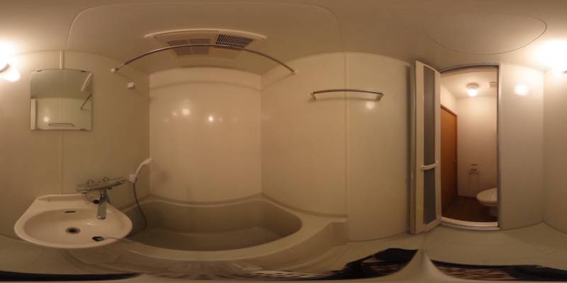 パノラマ画像バスルーム